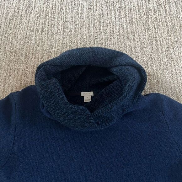 J. Crew Women’s Blue Cowl Neck Sweater - Picture 3 of 5